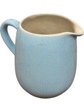 Blue Ceramic Milk Jug with