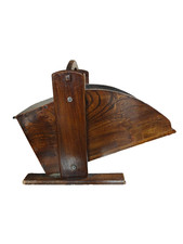 vintage wooden coal scuttle
