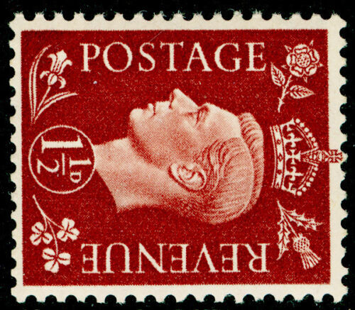 1938 sg464a kgvi 1 d - 1938-47, 1½d