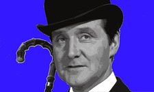 THE AVENGERS EMMA PEEL JOHN STEED CULT TV SHOW RETRO CANVAS UNFRAMED HUGE 60X36