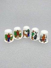 Scooby Doo fine bone china thimbles full set of five