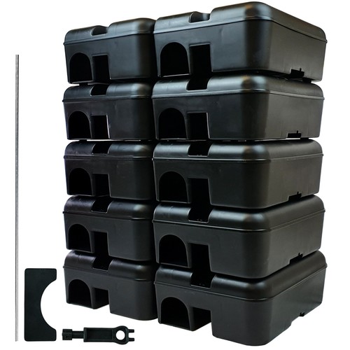 10x lockable rodent bait - 10x,