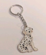 Dalmatian Spotty Dog Keyring