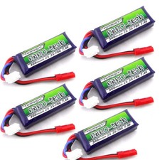 5pcs Turnigy Nano-Tech 300mAh