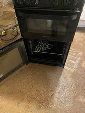 Hotpoint Electric Double Oven Grill Black