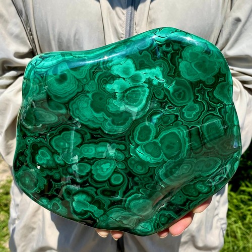 6lb top natural malachite - 7.6lb,