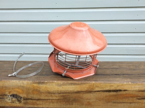Terracotta powder coated bird
