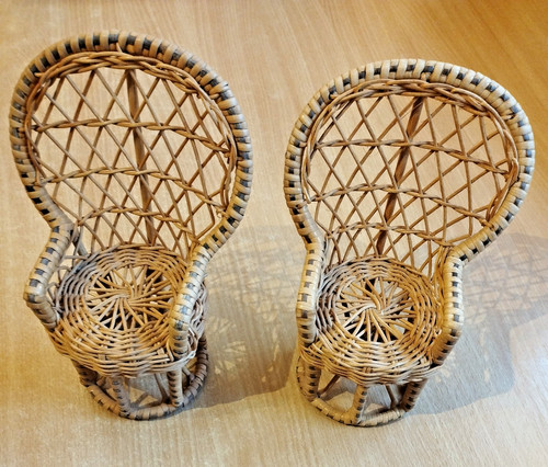 Pair small wicker - wicker, /