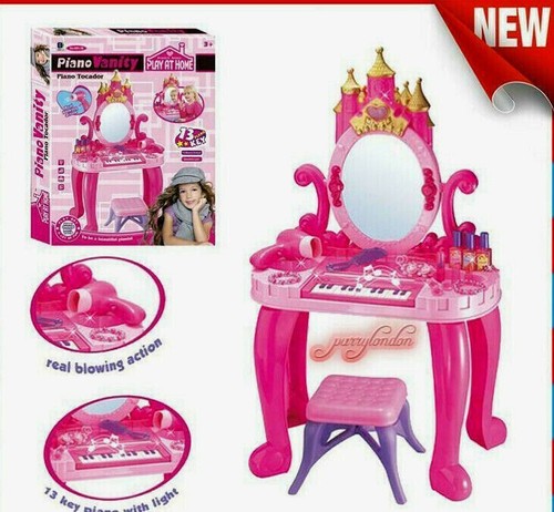 Girls vanity table piano - table,
