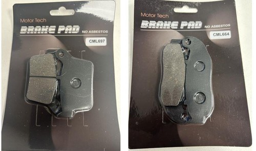 Front rear brake pads - front,