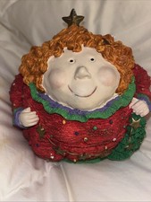 Plump Lady Fat Angel Christmas