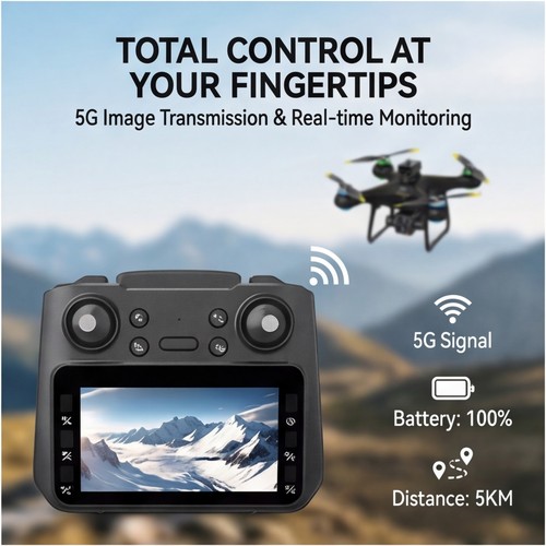 Dual camera fpv drone - drone, with
