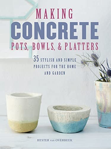 Making concrete pots bowls - concrete,