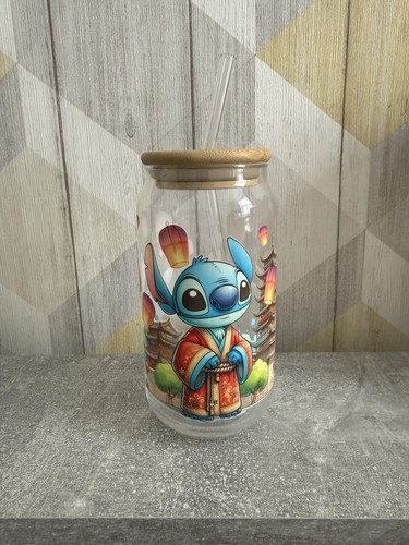 Cute cartoon glass cup - glass,