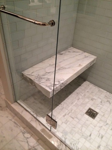 Floating shower bench - floating,