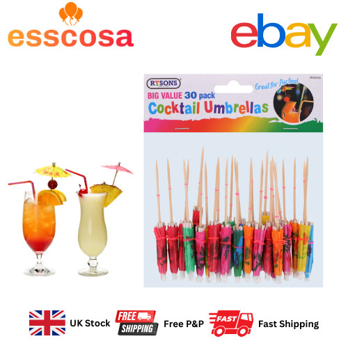 Pack cocktail umbrellas - 30-pack,