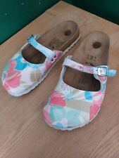 Birkenstock Birkis Dorian Size 5 / 38 Multicolour Patterned Sandals Narrow Fit