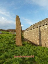 Photo standing stone seen - photo,