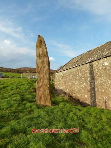 Photo standing stone - standing, seen
