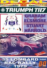 DECAL TRIUMPH  TR7 V8 GRAHAM