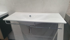 Wall Hung Designer Basin With Towel Rail - Catalano Impronta Ex-Display