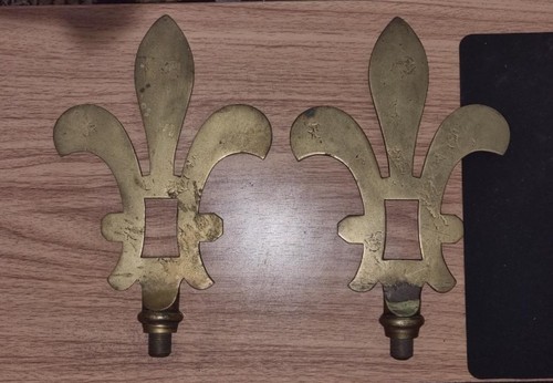 Pair large brass - pair,