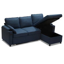 Pizzello Grey L Shaped Sofa