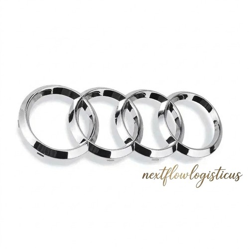 Audi silver black ring - audi,