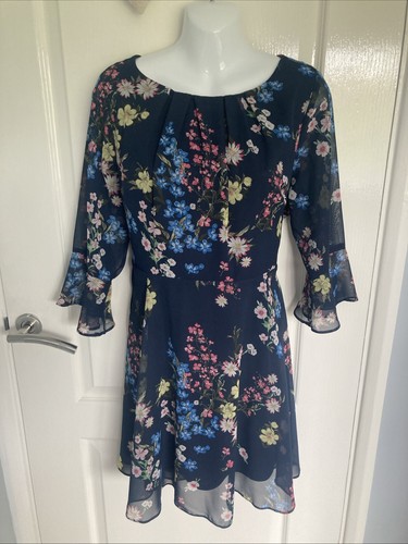 Gorgeous navy floral sheer - gorgeous,