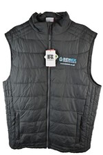 RUSSELL Grey Padded Gilet size