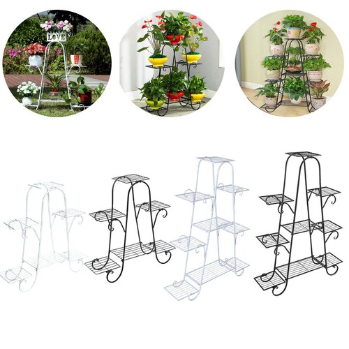 Tiers metal corner plant - tiers,