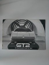 Original Opel GT2 Coupe Concept Fold Out Leaflet 1975 VERY RARE COLLECTORS ITEM