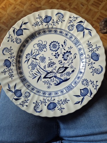 Vintage ironstone blue - vintage,
