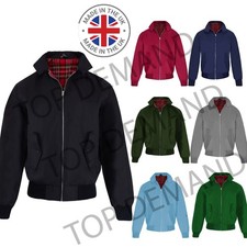 Men’s Classic Mod Scooter Jacket Retro British Style Bomber Swing Coat S-5XL