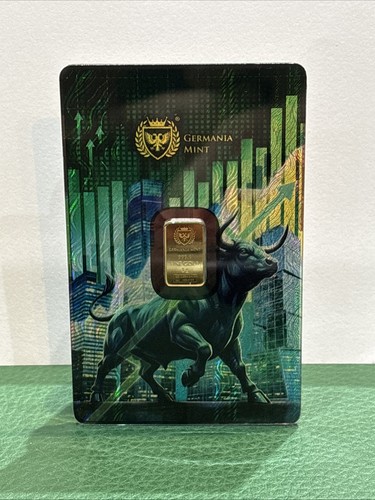 Germania mint gold bar - gold,