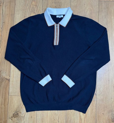 Reiss men navy - reiss, textured
