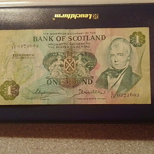 Bank scotland note 1972 - scotland,