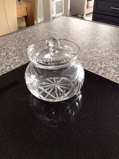 Vintage Cut Glass Jam/
