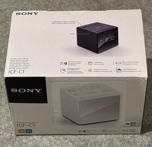Sony clock radio icf - sony,