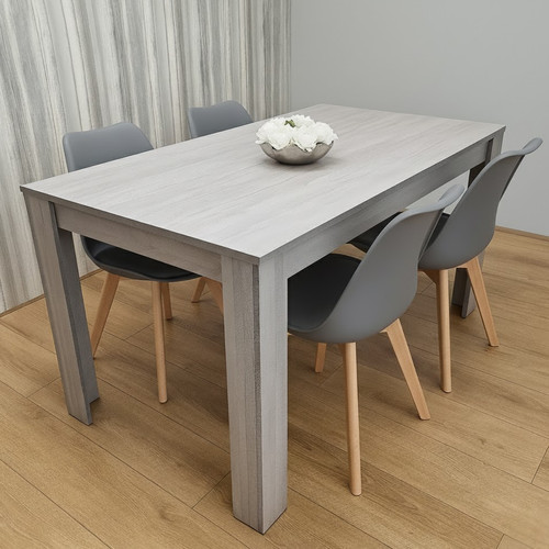 Modern grey dining table set - modern,