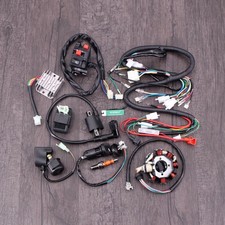 Full Wiring Harness Loom Solenoid Coil Regulator CDI 150- 250cc ATV Quad Bike