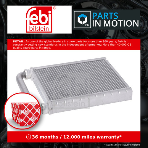 Heater matrix 194934 febi - heater,