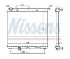 Fits Citroen C2 Radiator
