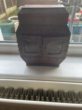 Japanese/Chinese Chinoisrer lacquer antique table top cabinet See Pictures