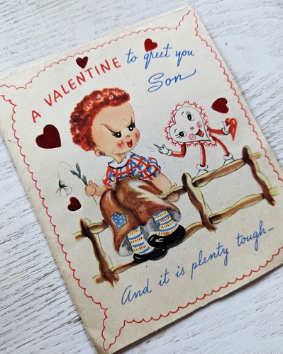 Vintage son heart 1940 - heart, 1940's