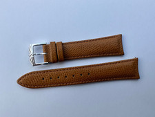 GENUINE ROTARY TAN BROWN LEATHER WATCH STRAP SIZE 19MM