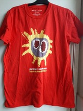  Primal Scream Screamadelica RED T Shirt, Medium 2019 Rock Off 