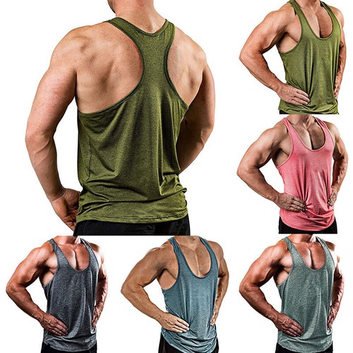 Men gym vest - gym, racerback