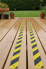 Anti Slip GRP Strips for slippery decking and ramps  Free Drilling and Screws