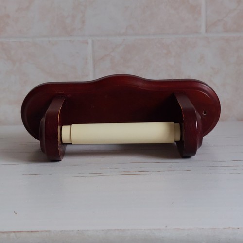 Retro toilet roll - roll, holder